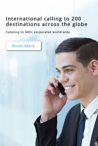 Corporate business calling card with connectivity in  200+ Countries